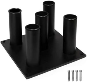 Yes4All Vertical Storage Rack for Home Gym and Fitness Lovers | Yes4All Barbell & Dumbbell Organizer with Vertical Stor