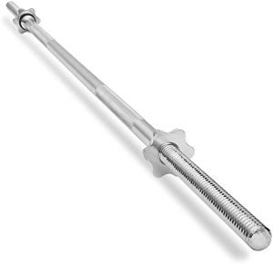 Philosophy Gym 1" Standard Weightlifting Barbell - Strong and Durable for Home or Commercial Use - Suitable for Powerlif