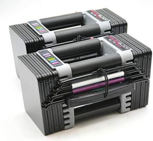 POWERBLOCK Elite EXP Adjustable Dumbbells, Durable Steel Build for Home Gym Enthusiasts | POWERBLOCK Elite EXP Adjustab