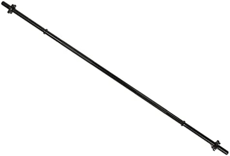 Fitvids 6FT Standard Barbell with Star Locks for Strength Training & Weightlifting, Black Prime Fitvids 6FT Standard Bar