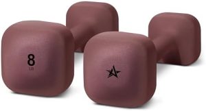 Yes4All 2lb - 20lb Neoprene Dumbbell Set for Women/Men, Anti-Roll, Anti-Slip Home Gym Weights with 4 Colors