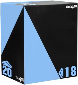 Yes4All Plyo Jump Box for Training & Conditioning | Yes4All 3 in 1 Foam Plyometric Jump Box for Fitness Workout | Yes4A