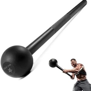Yes4All Steel Mace Bell for Strength Training, Support Full Body Muscles, Shoulder Grips & Forearms Workouts, Stretching