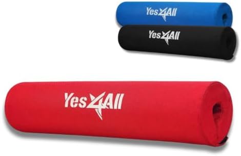 Yes4All Ergonomic Foam Bar Pad, Olympic Barbell Squat & Neck Pad for Weight Lifting, Squats & Hip Thrusts