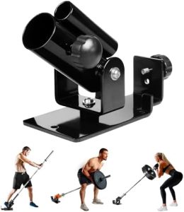 Yes4All Adjustable T Bar Row Attachment for ExerciseMachine - D Row Handle/Landmine Handle with Textured Rubber Handles