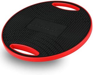 NalandaN Balance Board for Core Training Black NalandaN Wobble Board for Balance Exercises Black NalandaN Non-Skid T