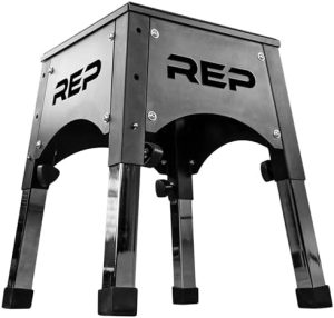 Adjustable Plyo Box for Home Gym Fitness Workout | Assembled Steel Jumping Boxes for Plyometric Training | Adjustable H
