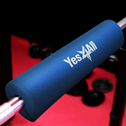 Yes4All Ergonomic Foam Bar Pad, Olympic Barbell Squat & Neck Pad for Weight Lifting, Squats & Hip Thrusts