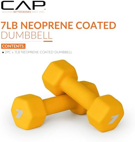 CAP Barbell Neoprene Dumbbell Weights Pairs & Sets for Home Gym Routines and Workouts | CAP Barbell Neoprene Dumbbell W