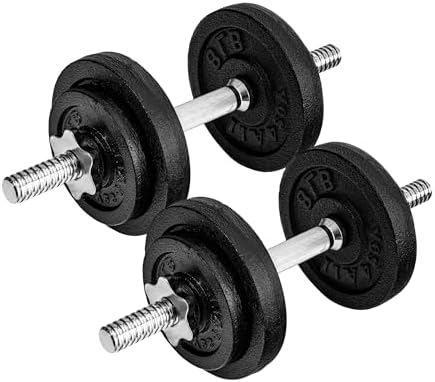 Yes4All 40lbs to 200lbs Adjustable Dumbbell Set for Home Gym Users, Star Lock Collars/Connector, Portable & Space Saving