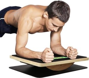 Yes4All Professional Wooden Balance Board for Leg Workout, Anti-Slip, Standing Desk Friendly | Yes4All 350LBS Wood Bala