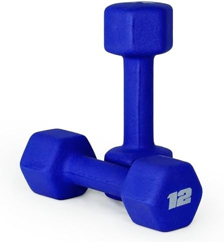 CAP Barbell Neoprene Dumbbell Weights Pairs & Sets for Home Gym Routines and Workouts | CAP Barbell Neoprene Dumbbell W