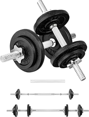 Yes4All 40lbs to 200lbs Adjustable Dumbbell Set for Home Gym Users, Star Lock Collars/Connector, Portable & Space Saving