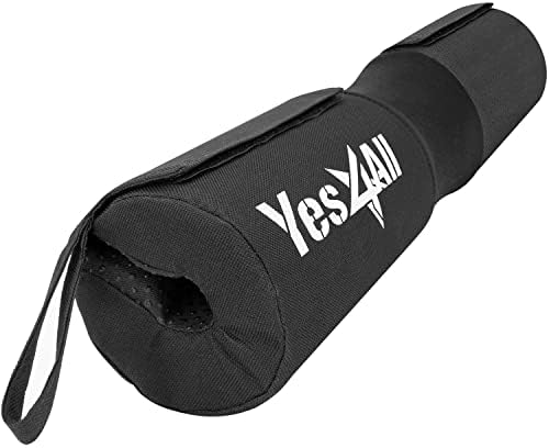 Yes4All Ergonomic Foam Bar Pad, Olympic Barbell Squat & Neck Pad for Weight Lifting, Squats & Hip Thrusts