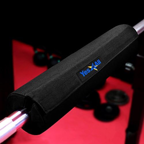 Yes4All Ergonomic Foam Bar Pad, Olympic Barbell Squat & Neck Pad for Weight Lifting, Squats & Hip Thrusts