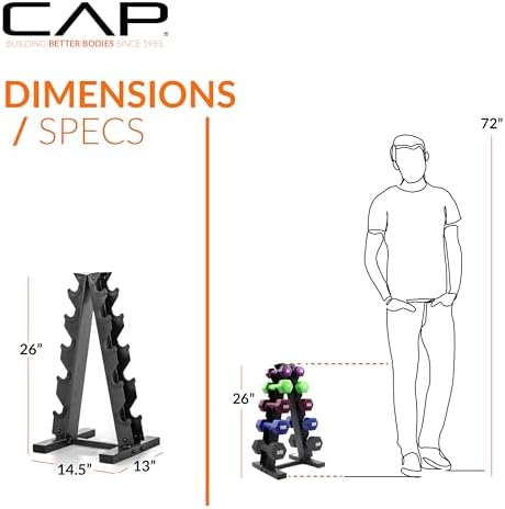 CAP Barbell Neoprene Dumbbell Weights Pairs & Sets for Home Gym Routines and Workouts | CAP Barbell Neoprene Dumbbell W