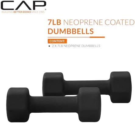 CAP Barbell Neoprene Dumbbell Weights Pairs & Sets for Home Gym Routines and Workouts | CAP Barbell Neoprene Dumbbell W