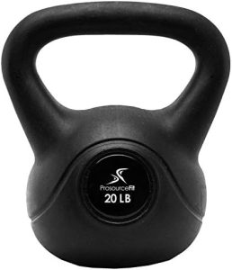 ProsourceFit Vinyl Plastic Kettlebell for Home Gym Workout Fitness Lovers from 10, 15, 20, 25, 30 and 35 lbs Prosource