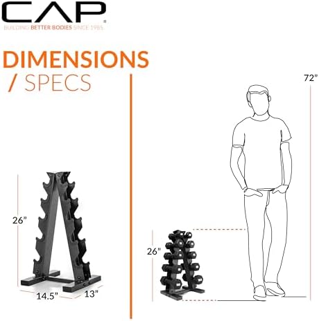 CAP Barbell Neoprene Dumbbell Weights Pairs & Sets for Home Gym Routines and Workouts | CAP Barbell Neoprene Dumbbell W