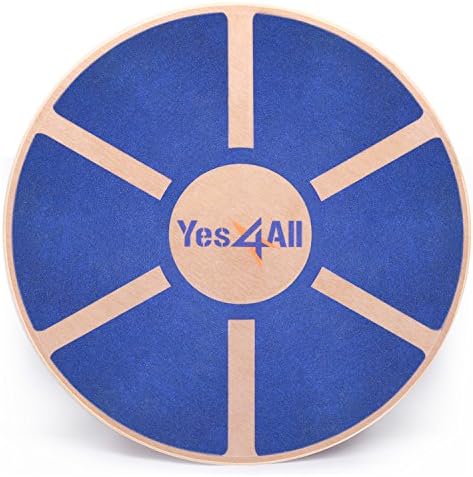 Yes4All Versatile Wooden Wobble Balance Board for Standing Desk Usage | Yes4All Core Training and Exercise Balance Stab